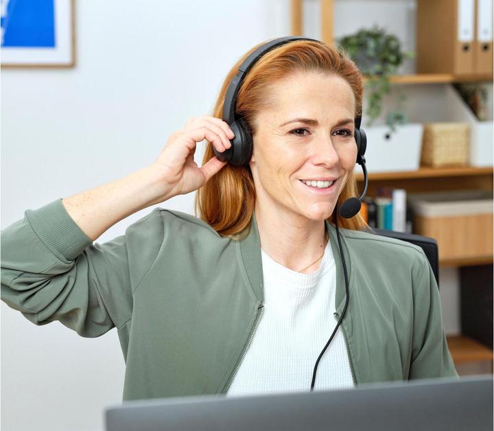 Actual product image Trust HS-260 USB-ENC PC HEADSET (Cable, USB-A)