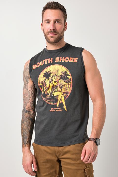 Produktbild JP1880 Tanktop, Brustprint, Vintage Look (5XL)