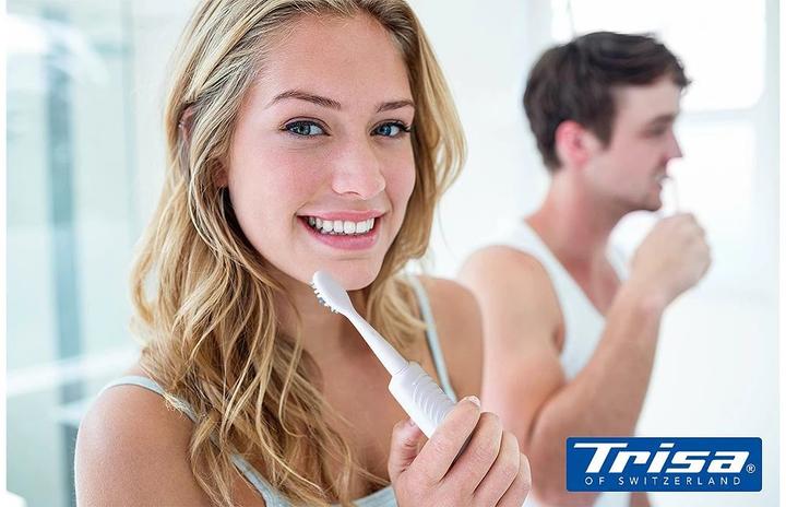 Actual product image Trisa Sonic Performance Schallzahnbürste Promo mit 5 Refils (Sonic toothbrush)