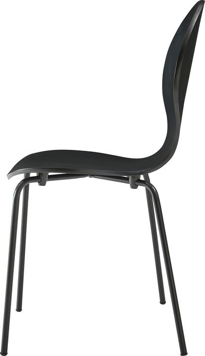 Produktbild En.Casa Esszimmerstuhl Etne 4er Set Schwarz