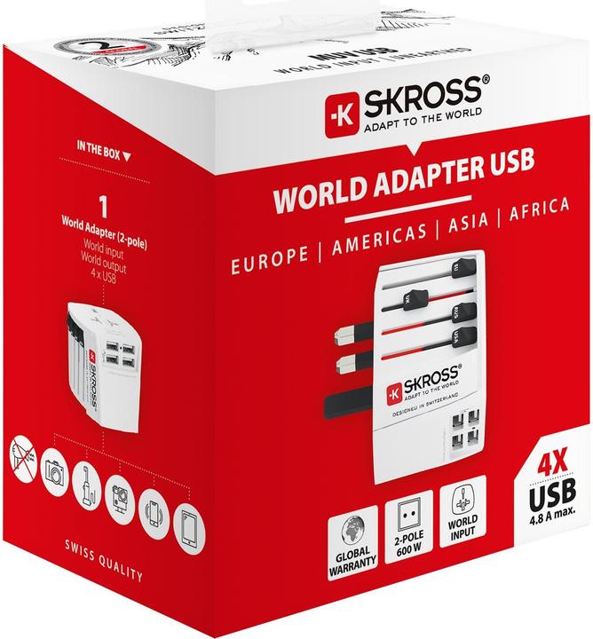 Produktbild Skross Reiseadapter MUV USB