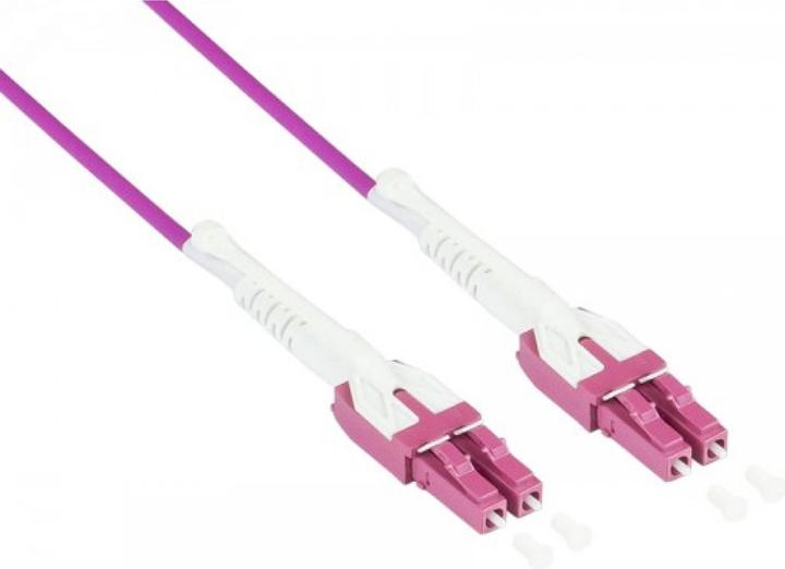 Produktbild Good Connections GC LW-U820LC4 Patchkabel LWL Duplex OM4 50/125µ LC/LC 20m violett (20 m)