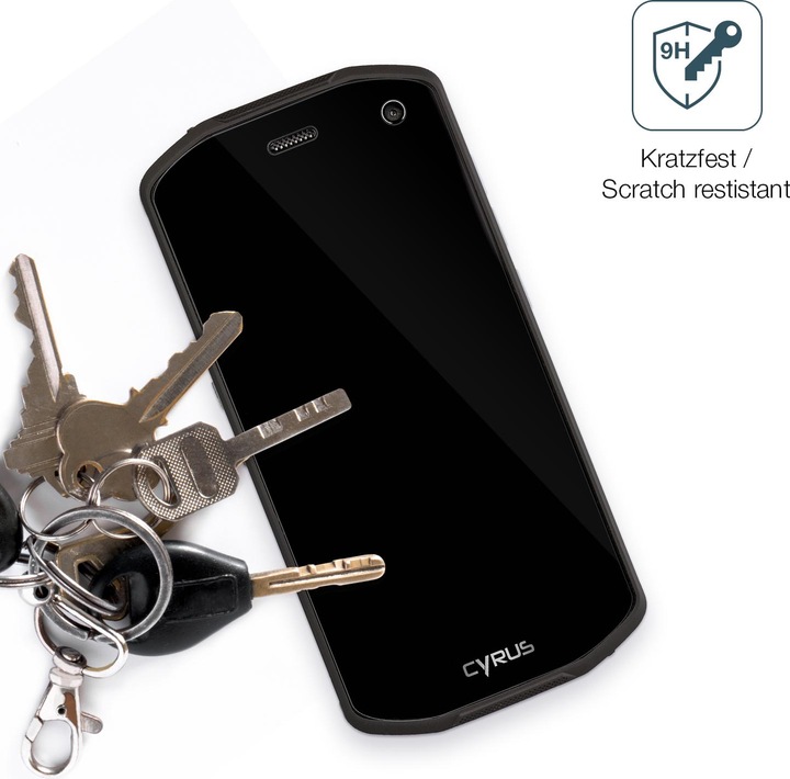 Actual product image Dipos Anti-Shock Screen Protector Clear (1 Piece, Cyrus CS 28 Hipster)