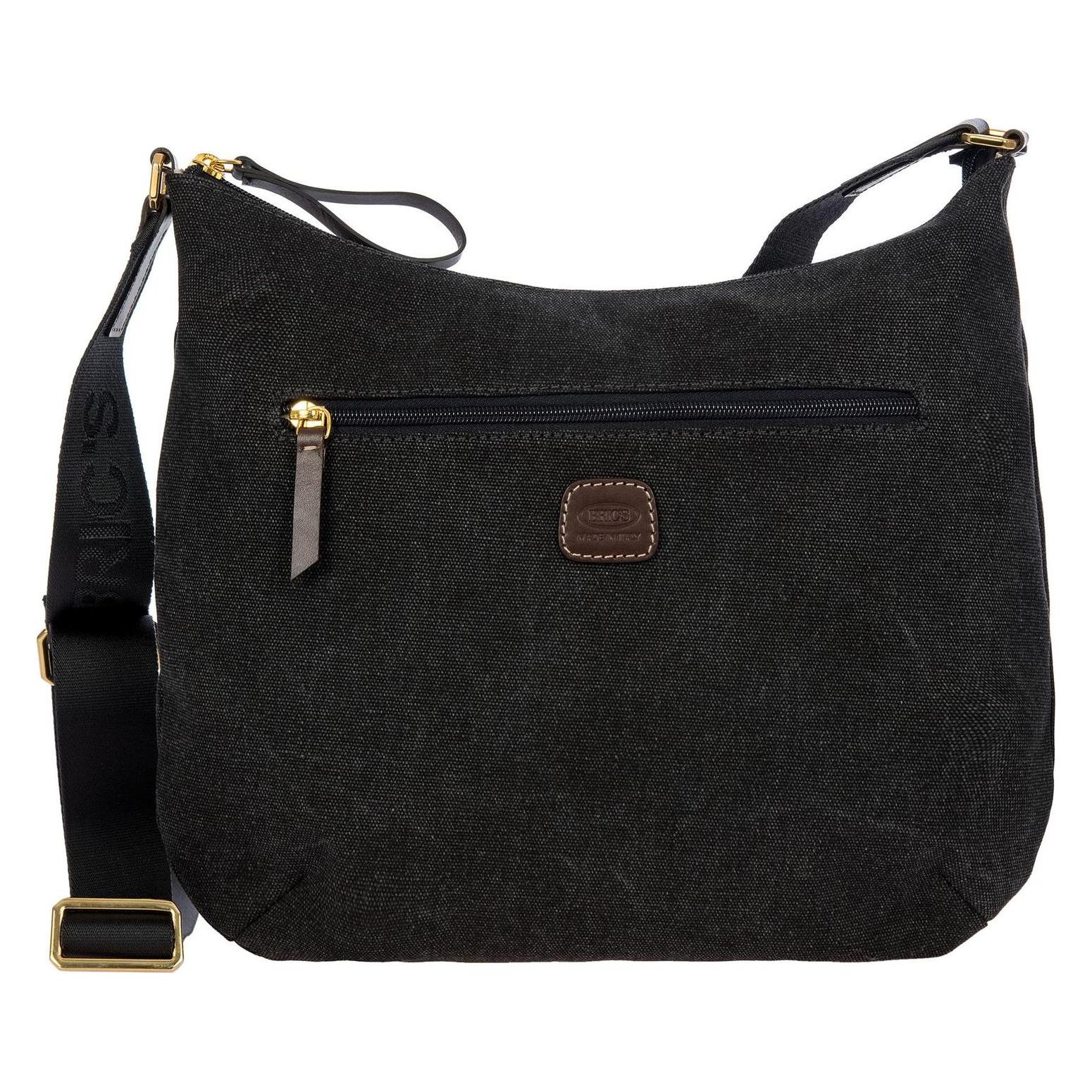 Brics, Damen, Handtasche, Sorrento Sacca Hobo Bag, Schwarz