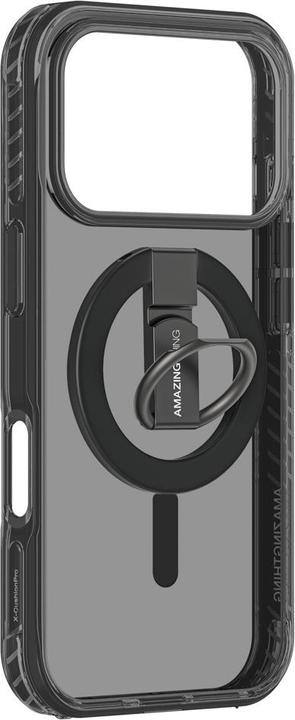 Produktbild Amazingthing Titan Pro Grip Ring Set Hülle für iPhone 17 Pro, kompatibel mit MagSafe, Schwarz (Apple iPhone 17 Pro)