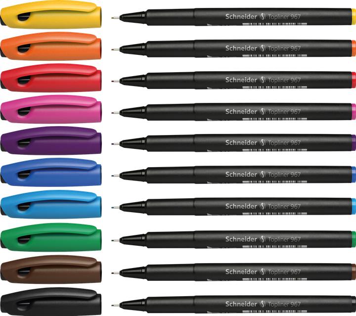 Voedingswaarden en ingrediënten Schneider Fineliner 967 doos van 10 (10x)