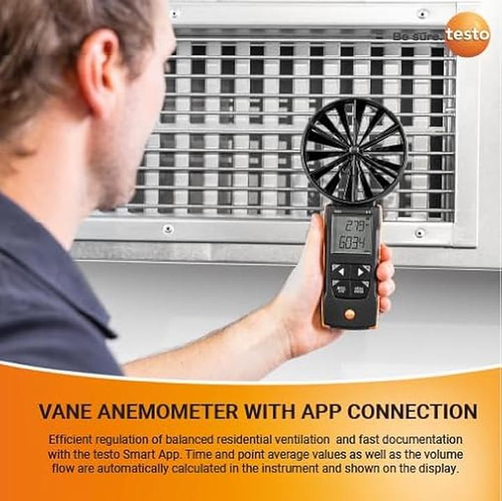 Actual product image Testo Anemometer