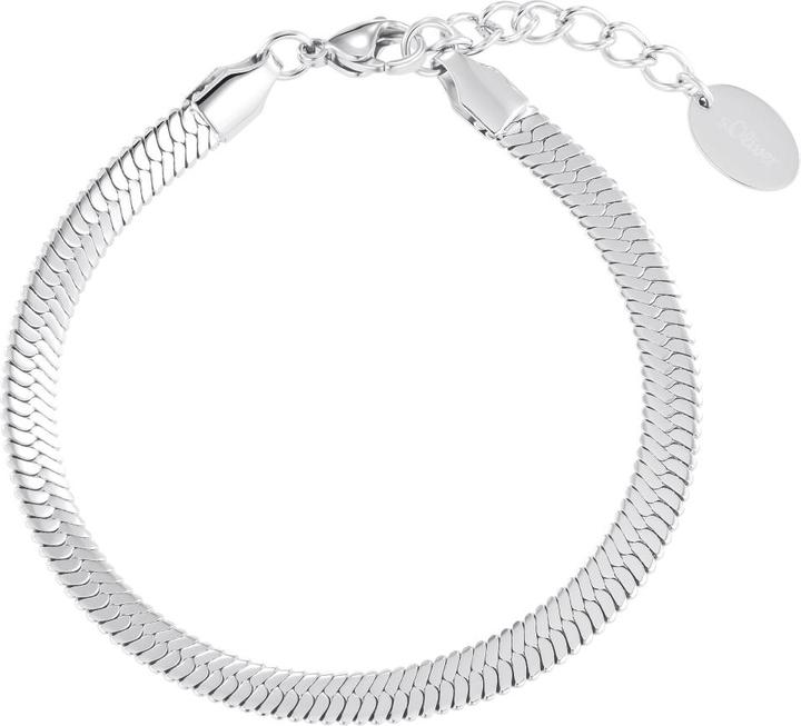 Image du produit S.Oliver Bijoux de bras pour femmes, acier inoxydable (20 cm, Acier inoxydable)