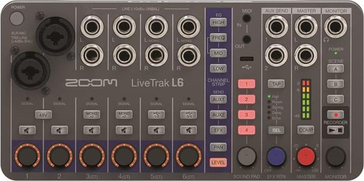 Zoom L-6 LiveTrak (Studio- und Livemixer)