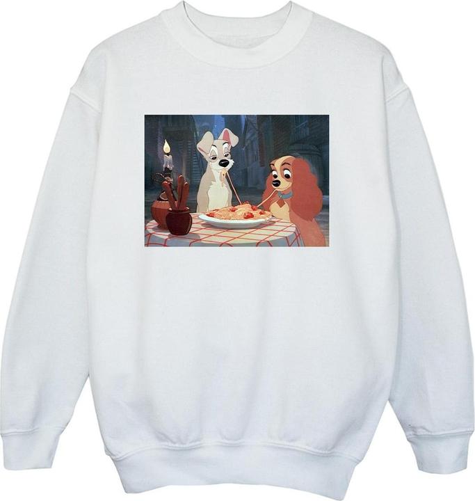 Produktbild Disney Lady And The Tramp Spaghetti Photo Sweatshirt Jungen (116)