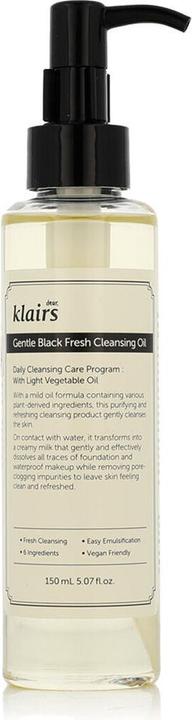 Klairs Gentle Black Fresh Cleansing Oil (Cleansing oil, 150 ml)