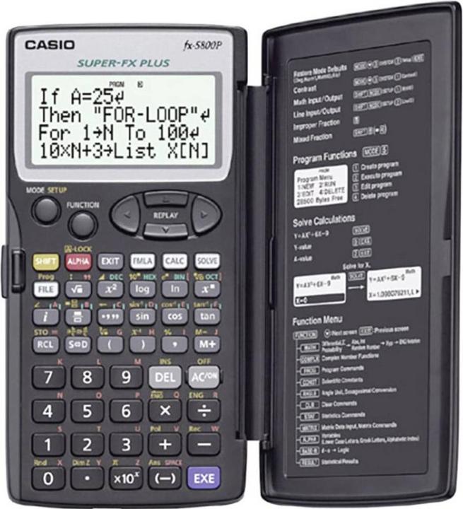 Image du produit Casio FX 5800 P (Piles)