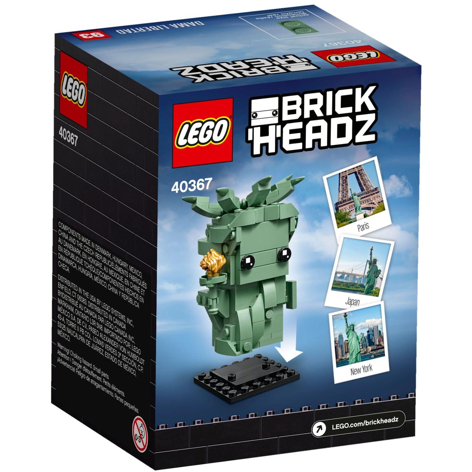 Thumbnail - LEGO Freiheitsstatue (40367, LEGO Brickheadz)