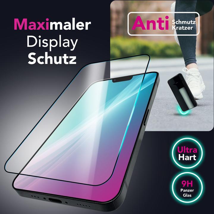 Image du produit Nalia ArmorGlassX - 2x Display Schutzglas - Full Screen Protection 9H Tempered Glass (2 pcs, Apple iPhone 16e)