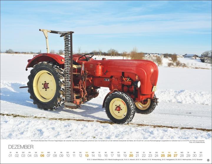 Actual product image Starke Traktoren Posterkalender 2026 (44 x 34 cm)