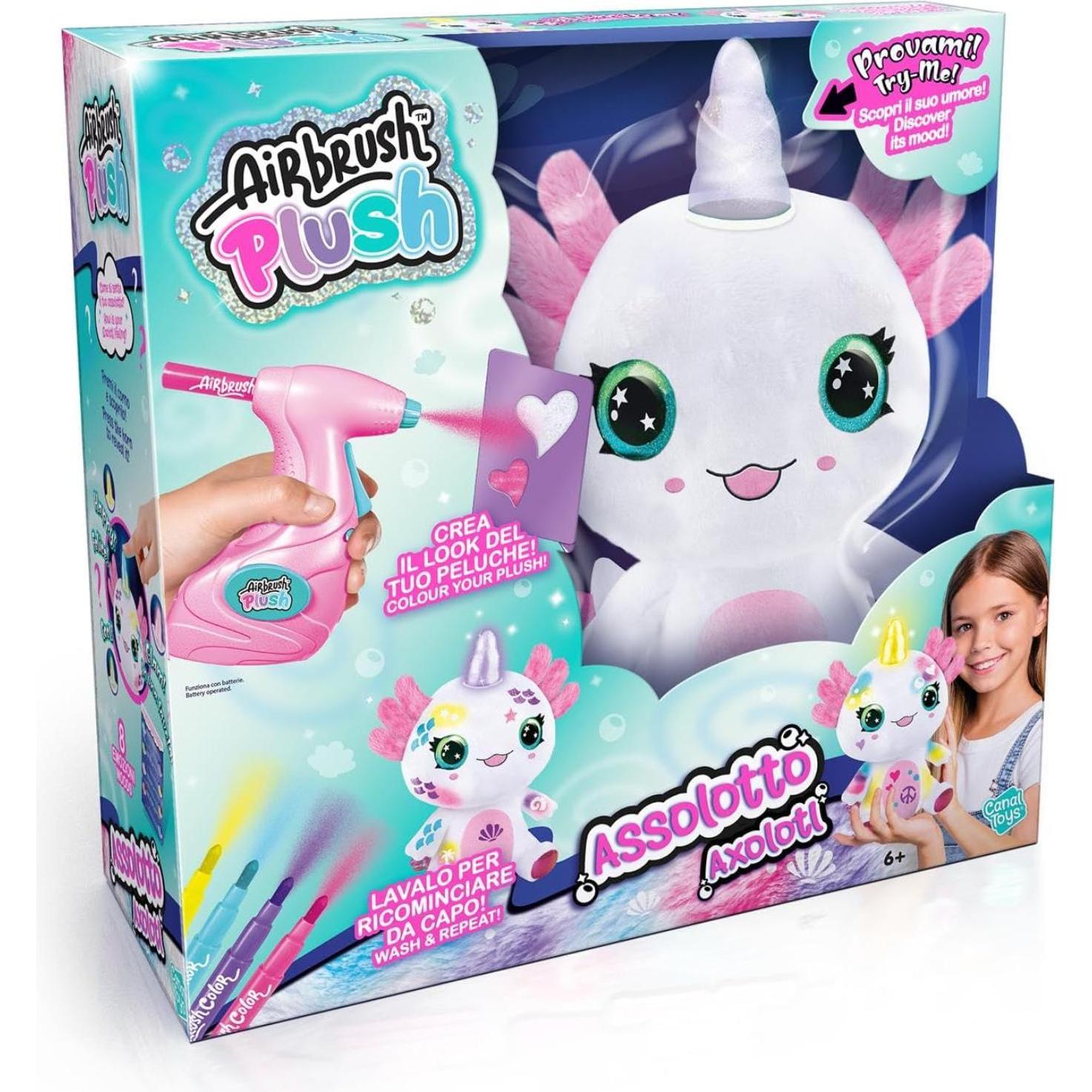 Rocco Giocattoli Airbrush Plush Assolotto