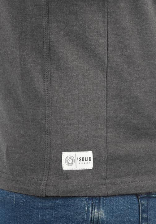 Immagine prodotto Solid Doriano Maglia Maglie A Maniche Lunghe Da Uomo Con Collo Grandad (L)