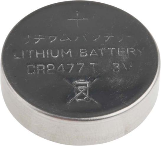RS PRO CR2477, Pile bouton LiMnO2 Ø 24.5mm, 3V / 1Ah (5 pcs, CR2477, 1000 mAh)