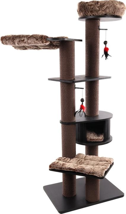 Flamingo Albero per Gatti Raisa 3 (198 cm, Braun, Grau)