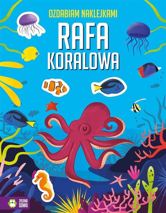 Zielona Sowa Ich dekoriere es mit Aufklebern. Korallenriff