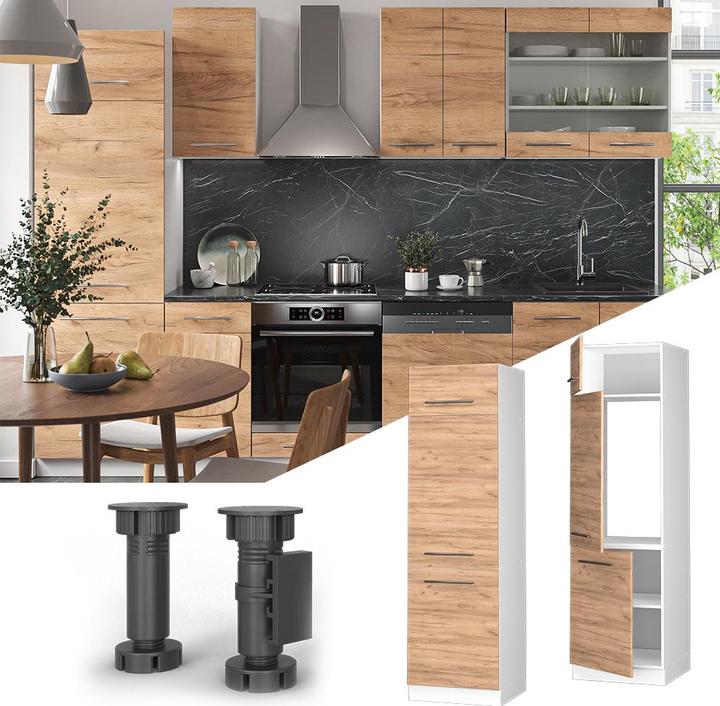 Produktbild Vicco Kühlumbauschrank Fame-Line (60 x 58 x 206.80 cm)