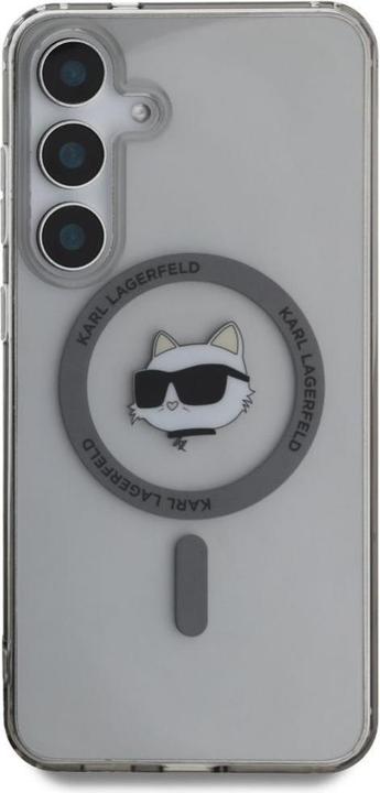 Image du produit Karl Lagerfeld Etui Button Choupette Head Printed Logo MagSafe Samsung Galaxy S25 Plus czarny (Samsung Galaxy S25)