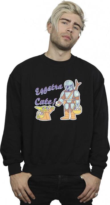 Immagine prodotto Star Wars The Mandalorian Eggstra Cute Grogu Felpa Uomo (L)