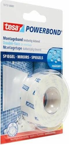 Actual product image tesa Powerbond mounting tape mirror (19 mm)