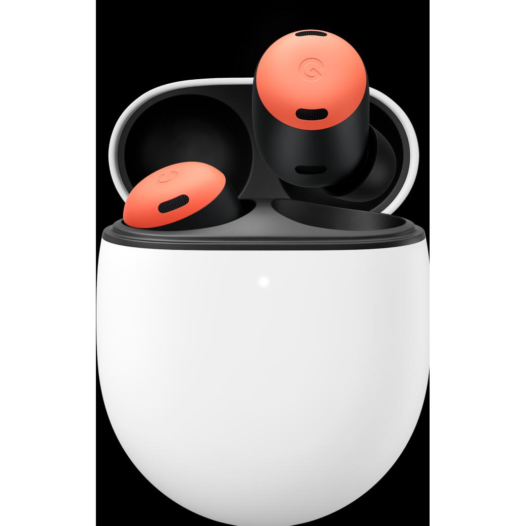 Google Pixel Buds Pro (ANC, 7 h, Kabellos), Kopfhörer, Orange, Schwarz