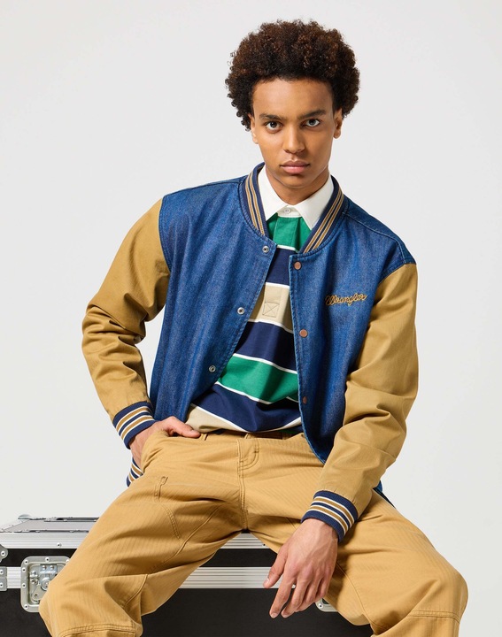 Actual product image Wrangler College jacket Varsity Jacket (S)