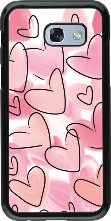 Produktbild PhoneLook Hülle Easter 2023 pink hearts (Samsung Galaxy A5 (2017))