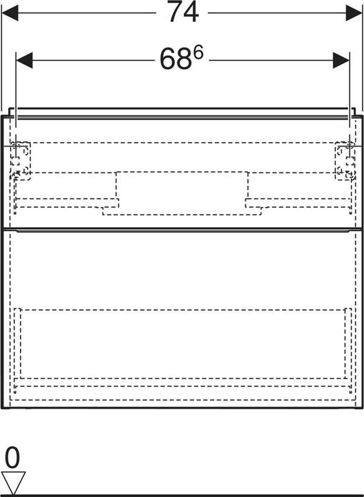 Image du produit Geberit 502.304.JK.1 (74 x 47.5 x 61.5 cm)