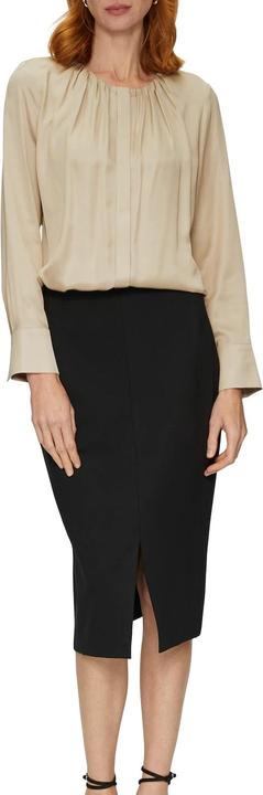 Immagine prodotto S.Oliver Bluse Satinbluse mit Raffung und verdeckter Knopfleiste (42)