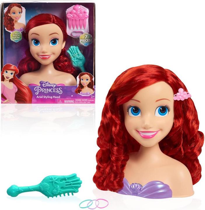 Actual product image Disney Princess Styling Head Disney Ariel