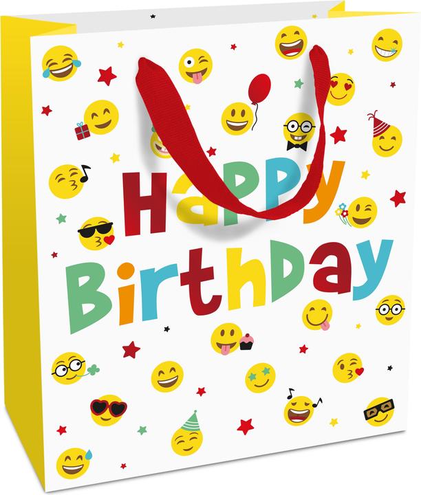 Produktbild Braun + Company Geschenktasche Birthday Smileys (1x)