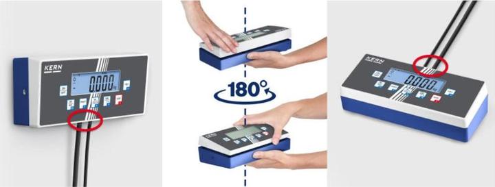 Actual product image Kern All-round package scale with practical flip/flop evaluation unit for optimum operability