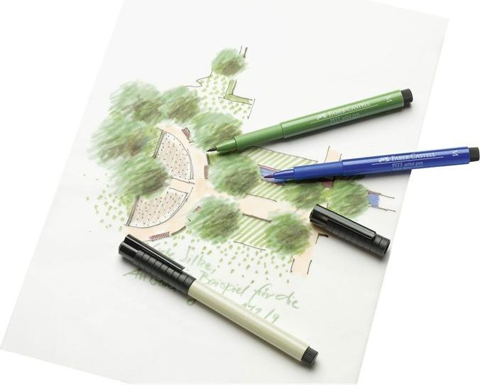 Image du produit Faber-Castell Pitt Artist Pen (Multicolore, 12 x)