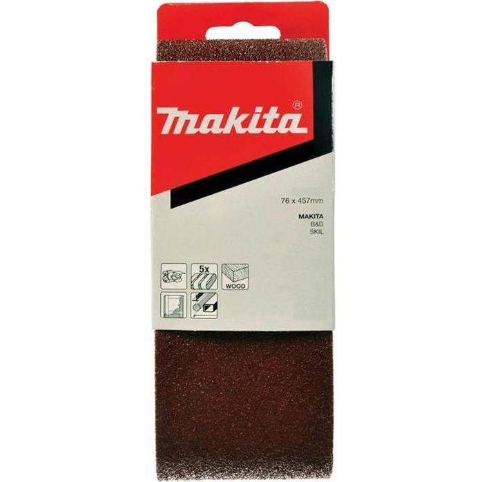 Thumbnail - Makita, Schleifmittel, Schleifband 76x457mm K100 (100)