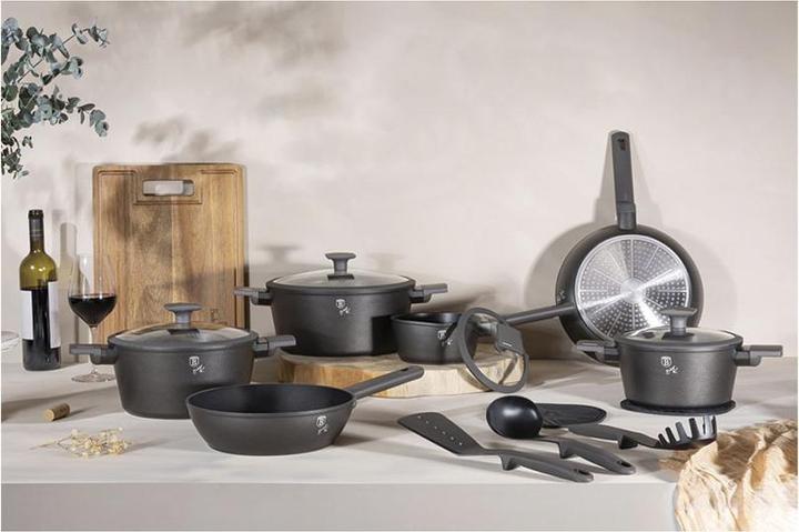 Image du produit BerlingerHaus 15-teiliges Kochgeschirr-Set (28 cm, Ensemble de casseroles et de poêles de cuisson, Aluminium)