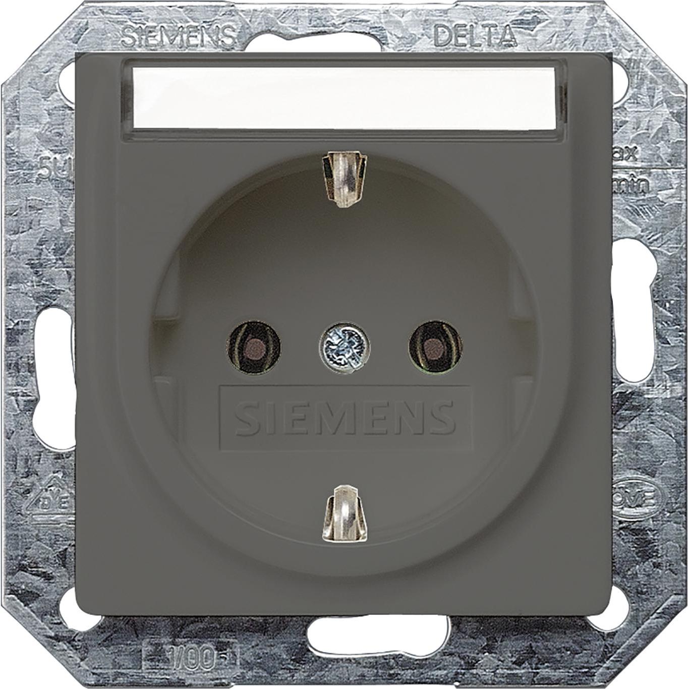 Siemens, Steckdose, Steckdose 1f anth glz DELTAi-system UP 5UB1923