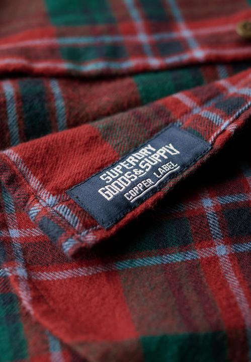 Immagine prodotto Superdry Camicia a quadri con maniche lunghe in cotone (XXL)