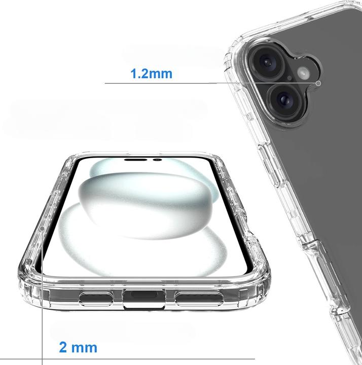 Actual product image Cover-Discount iPhone 16 Plus - Full Protection protective case (Apple iPhone 16 Plus)