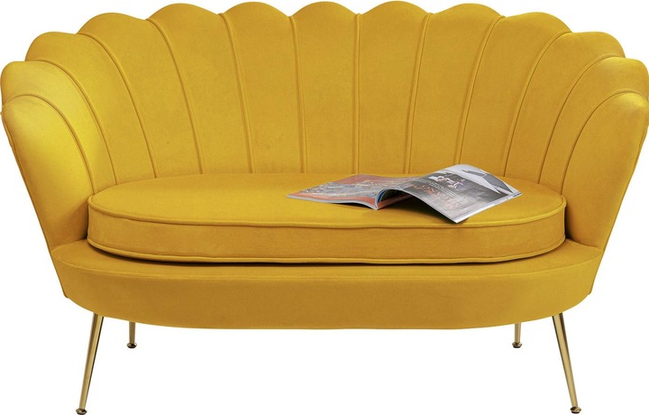 Produktbild Kare Design Sofa Water Lily 2-Sitzer Gelb 132cm (2-Sitzer)