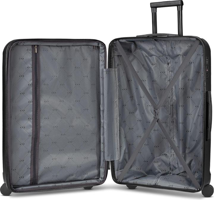 Actual product image D&N South Dakota 4 Rollen Trolley L 76 cm mit Dehnfalte (95 l)