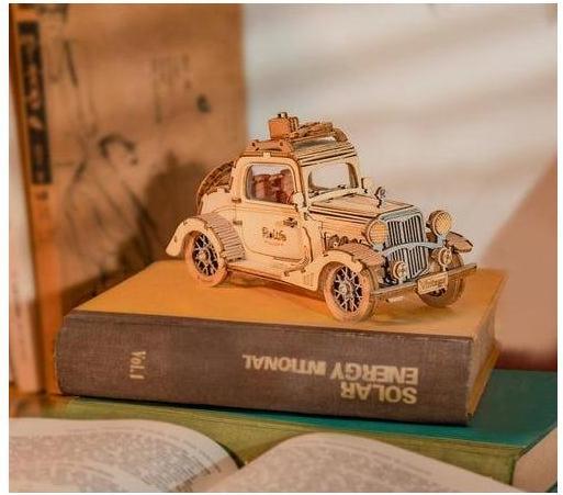 Immagine prodotto Robotime Puzzle 3D in legno - Auto d'epoca (164 pezzi)