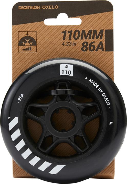 Image du produit Oxelo Roue de réglage 110 mm 86A Lot de 3 (110 mm, 86a)