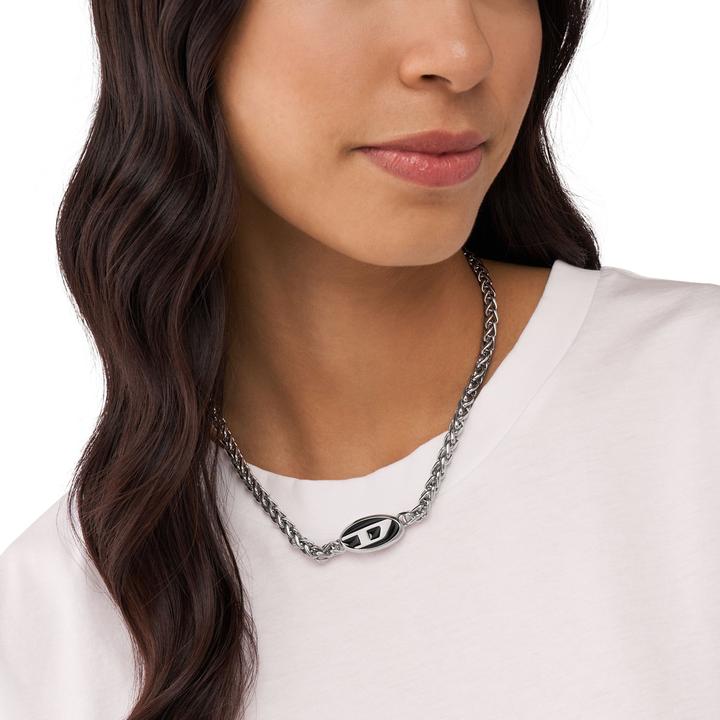 Image du produit Diesel Collier en acier (Acier inoxydable, époxy)