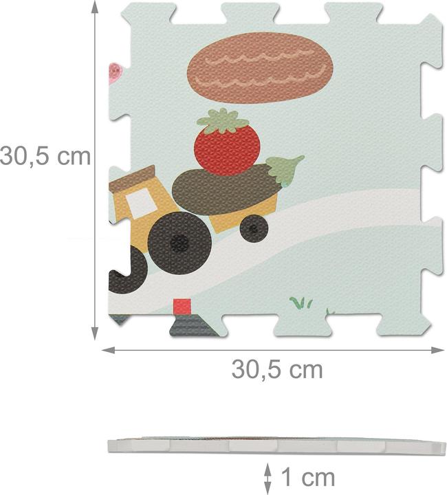 Image du produit Relaxdays Tapis-de-jeu (89.50 x 89.50 cm)