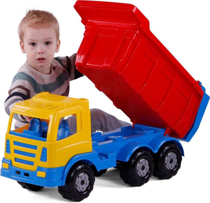 Actual product image Polesie Cavallino dump truck, walking car