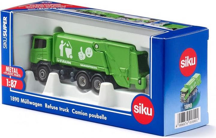 Actual product image Siku Garbage truck